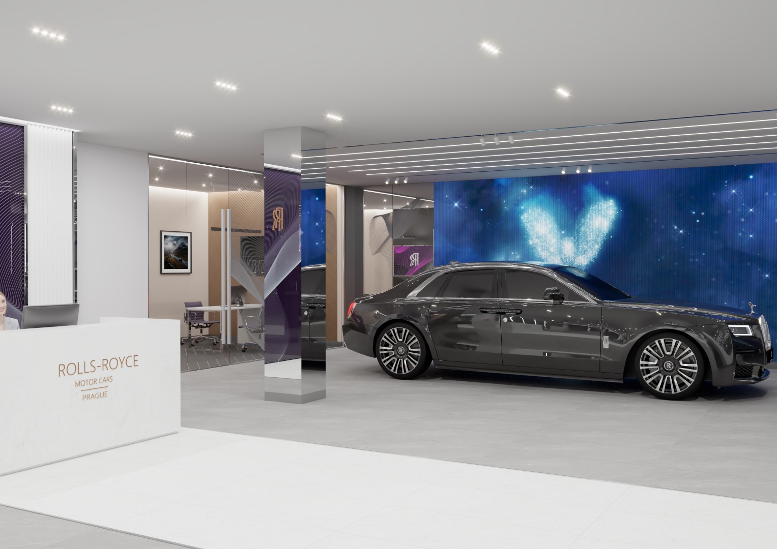 Rolls-Royce Motor Cars Prague zahajuje proměnu svého showroomu pro zcela nové zážitky klientů