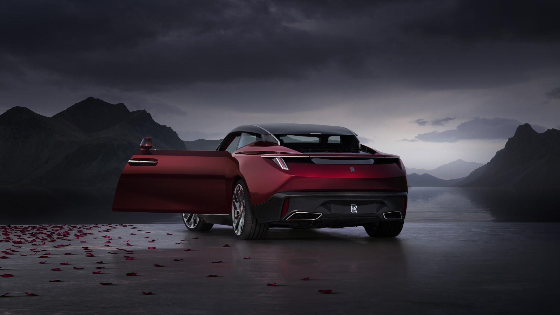 Rolls-Royce odhaluje Droptail Coachbuild Roadster a představuje jeho první podobu: DROPTAIL LA ROSE NOIRE